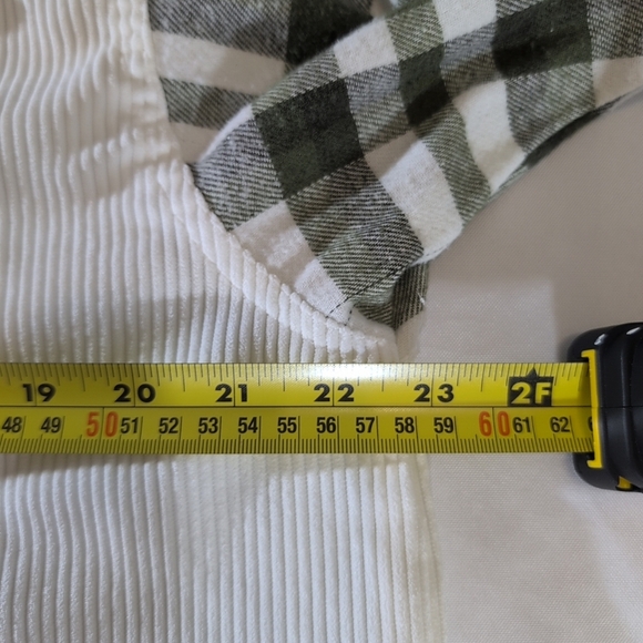 Reserve Fairfax Cropped Hooded Jacket Green/White Size Medium - Picture 8 of 10